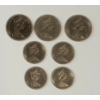 Image 2 : LOT OF 7 - 1970, '71 & '73 CDN 50 CENT & DOLLAR COINS