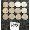Image 1 : LOT OF 12 - 1945-1968 CDN 10 CENT COINS
