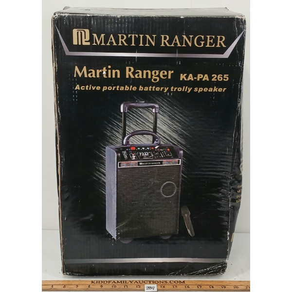 MARTIN RANGER KA-PA 265 ACTIVE PORTABLE BATTERY TROLLY SPEAKER