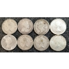 Image 2 : LOT OF 8 - 1888-1968 CDN 25 CENT COINS