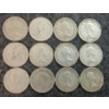 Image 2 : LOT OF 12 - 1949-1966 CDN 10 CENT COINS