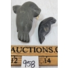 Image 6 : LOT OF 2 - WALRUSES BY UNKNOWN ARTIST - STONE & BONE 