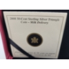 Image 3 : 2008 RCM "MILK DELIVERY" 50 CENT SS TRIANGLE COIN 