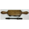 Image 4 : ENGLISH VICTORIAN STEEL / BEECH SCREW BOX & TAP 