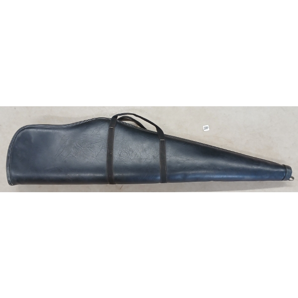 SOFT LEATHER LONG GUN CASE W/ FOAM