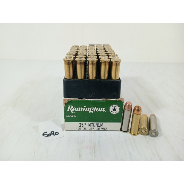 AMMO: 50X MIXED .357 MAGNUM & .38 SPL - 125GR - JSP
