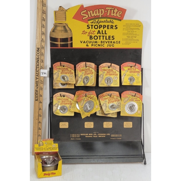 SNAP-TITE ADJUSTABLE STOPPERS COUNTER TOP DISPLAY