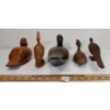 Image 4 : LOT OF 5 - DECORATIVE WOODEN BIRDS & DUCKS