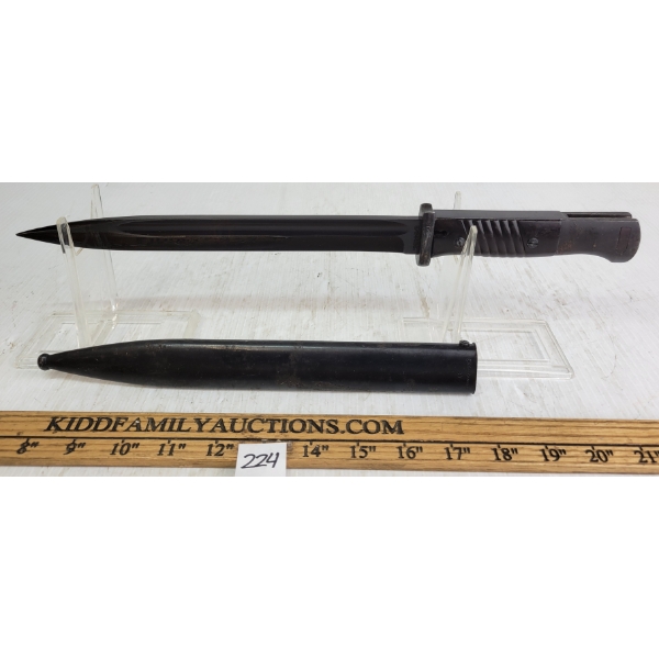 GERMAN ELITE-DIAMANT 39 BAYONET W/ SCABBARD