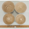 Image 3 : LOT OF 4 - CERAMIC BOWLS W/ FLORAL MOTIF 