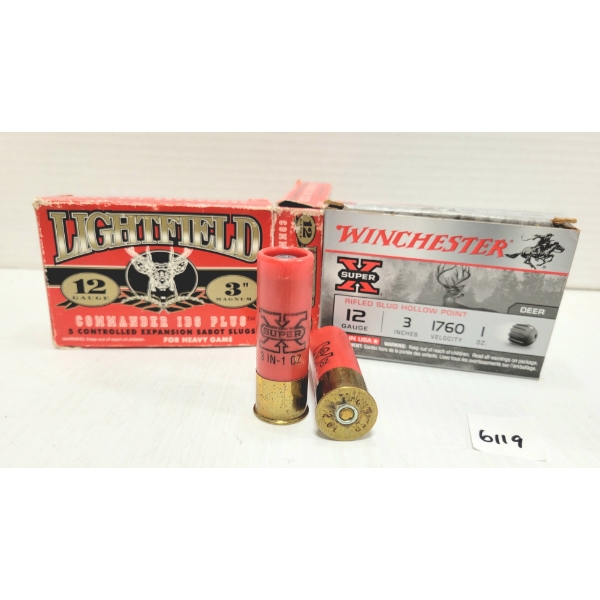 AMMO: 15X 12 GA 3" MIXED SLUGS 