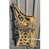 Image 2 : CAST IRON CHURCH PEW END - CIRCA 1890's - ORIGINAL PATINA