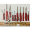 Image 2 : LOT OF 10 - SWISS FOLDING KNIVES / POCKET TOOLS