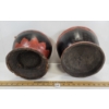 Image 7 : LOT OF 2 - INDIGENOUS CARVED BASKET BOWLS 