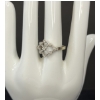 Image 2 : 10K WHITE GOLD LADIES RING - MARKED JSN