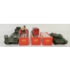 Image 3 : LOT OF 7 - DINKY TOYS DIECAST MODELS - CENTURION TANK, TANK TRANSPORTER, MASSEY HARRIS, ETC