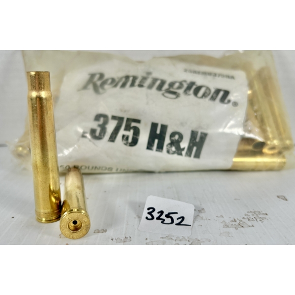 BRASS: 50X REMINGTON .375 H&H MAG - AS NEW