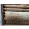 Image 7 : FIVE ANTIQUE SCHOOL MAPS WITH ORIGINAL HANGING CABINET  