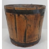 Image 3 : PRIMITIVE WOOD BANDED BUCKET