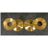 Image 5 : PAIR OF HEAVY BRASS CANDLESTICK HOLDERS 