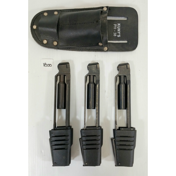 LOT OF 3 - CO2 CARTRIDGE MAGAZINES W/ HOLSTER  - NO PAL REQ. 