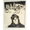 Image 2 : PORTRAIT BY MCINNIS - FRAMED INK ON PAPER