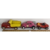 Image 4 : LOT OF 3 - TONKA PRESSED STEEL TRUCK & CARS