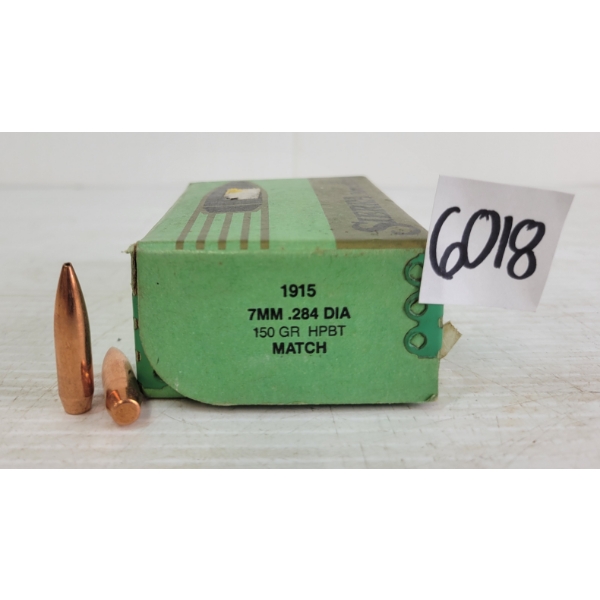 BULLETS: 100X SIERRA 1915 7MM - 150GR - HPBT - MATCH