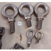 Image 3 : QTY OF EYEBOLTS & CHAINS