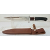 Image 1 : JUNGLEE HATTORI FIGHTER KNIFE W/ LEATHER SHEATH