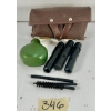 Image 1 : LOT OF 5 - SKS AMMO POUCH, CLEANING TOOLS & OILER