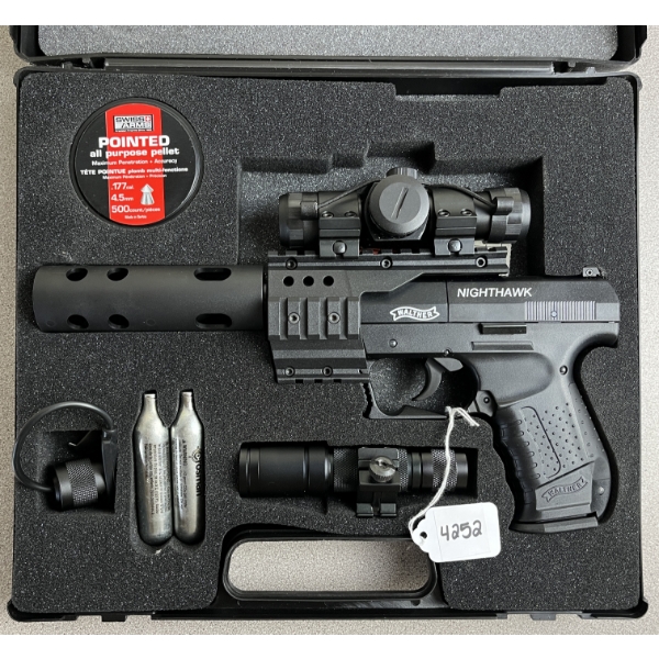 WALTHER NIGHTHAWK IN .177 PELLET NO PAL REQUIRED 