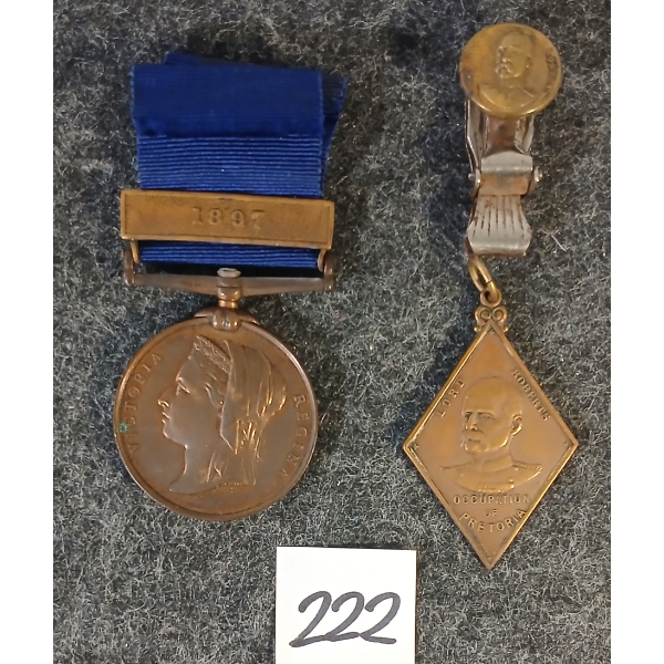 LOT OF 2 - 1897 METROPOLITAN POLICE & CHILDREN'S COMMEMORATION MEDALS