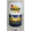 Image 1 : SUNOCO SUNLUBE MOTOR OIL QT CAN
