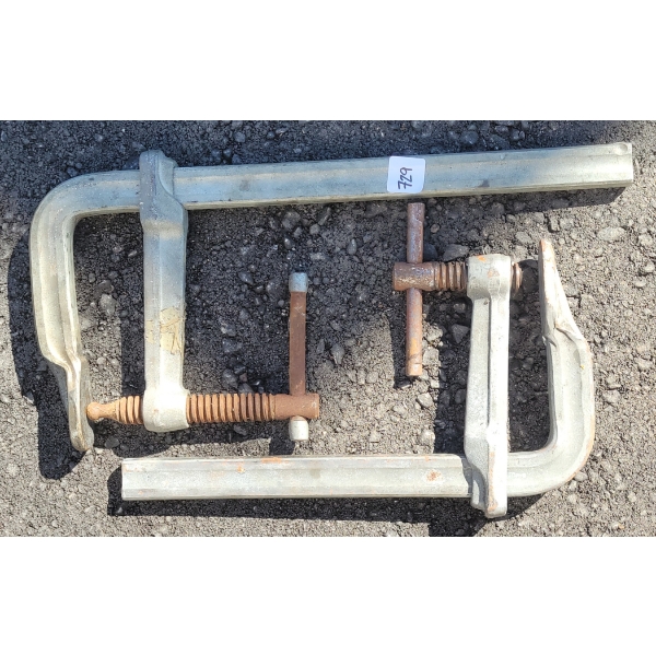 LOT OF 2 - BESSEY F-CLAMPS - 8IN