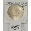 1964 CDN SILVER DOLLAR - UNCIRCULATED