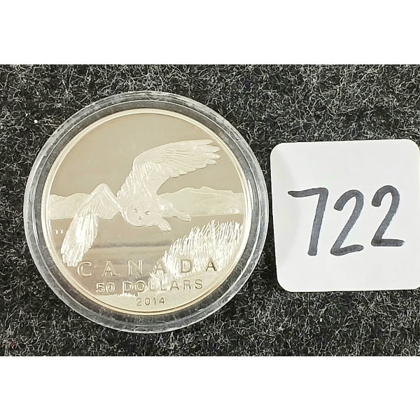 2014 CDN $50 SILVER COIN