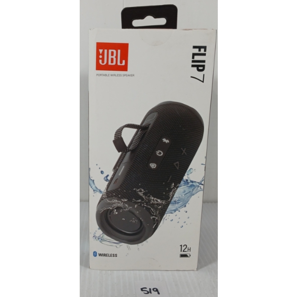 JBL FLIP7 WIRELESS BLUETOOTH SPEAKER - AS NEW