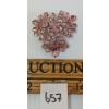 Image 1 : SHERMAN PINK TONE BROOCH 