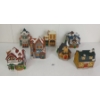 Image 2 : JOB LOT - HOLIDAY COLLECTIONS PORCELAIN HOMES & ACCESSORIES - INCL HARDWARE STORE & RAILWAY STATION