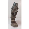 Image 5 : HUNTER CARRYING SEAL TAIL - SIGNED - STONE