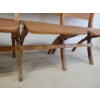 Image 5 : ANTIQUE FOLDING THEATRE SEATS - 4 OCCUPANTS