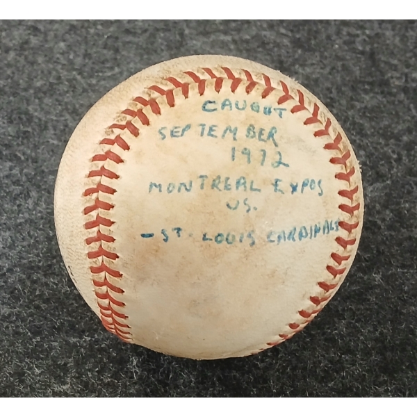 1972 MONTREAL EXPOS GAME BASEBALL