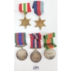 Image 1 : LOT OF 5 - WWII MEDALS - F. WHITE A48727