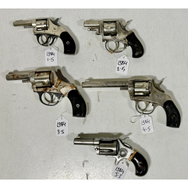LOT OF 5 -  PROHIBITED HANDGUNS