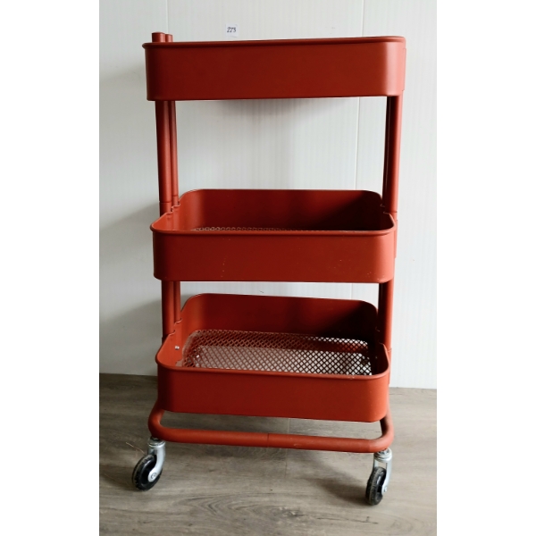 3 TIER ROLLING CART