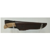 Image 6 : PUMA SILVERLION OLIVE KNIFE W/ LEATHER SHEATH