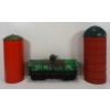 Image 3 : LOT OF 3 - USA TRAINS SINCLAIR TANKER CAR & SILOS
