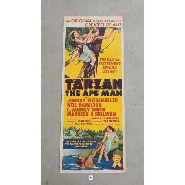 1954 "TARZAN THE APE MAN" MOVIE POSTER