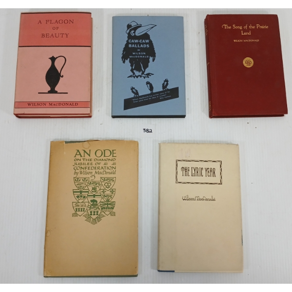 LOT OF 5 - PUBLICATIONS BY WILSON MACDONALD